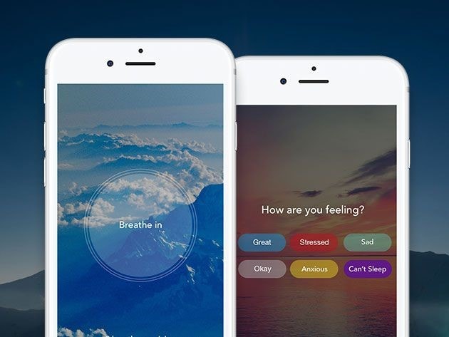 best AI-powered meditation application for stress management