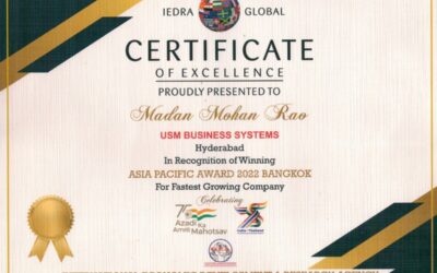 Excellence Award For Innovation and Business Development By IEDRA