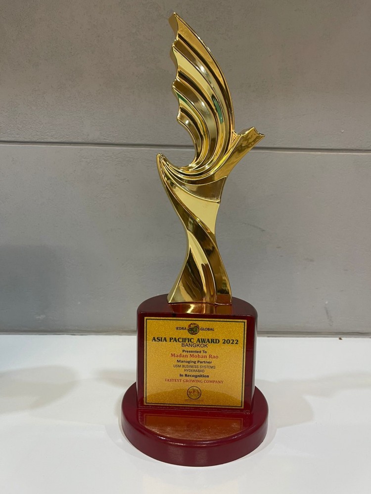Fastest Growing Company Award in Asia Pacific Awards 2022