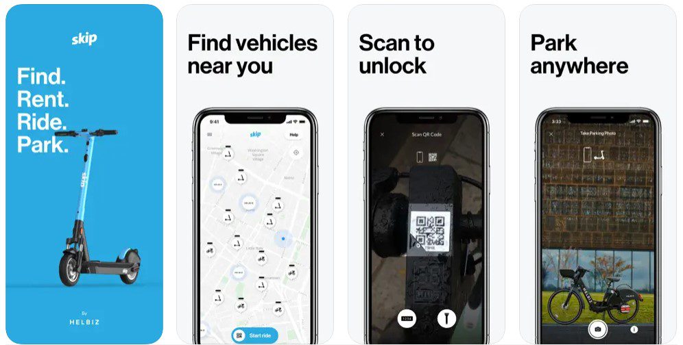 Cost of Developing An e-Scooter App Like Skip Scooters