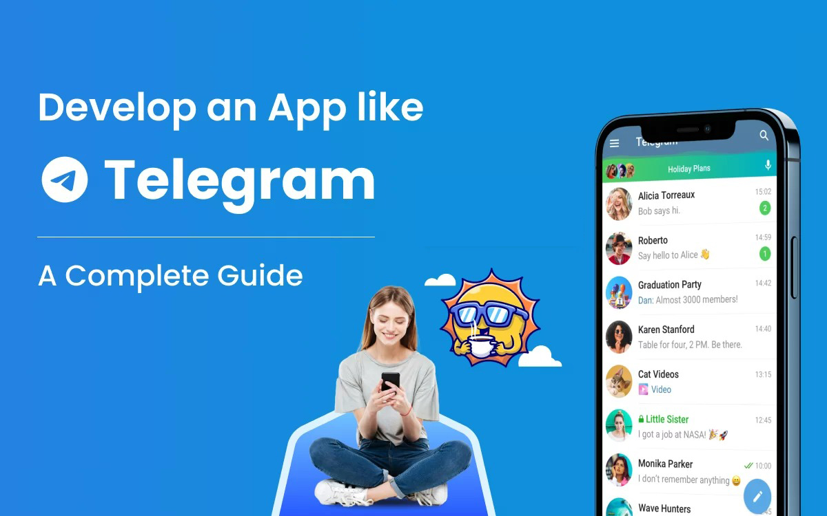 Cost to Develop a Messaging App like Telegram